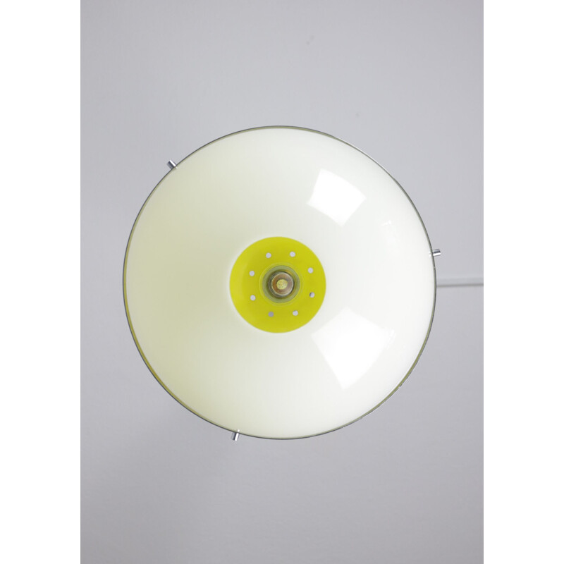 Vintage Space Age yellow pendant lamp