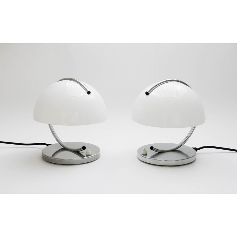 Vintage Space age mushroom table lamp from Luigi Massoni for Guzzini, 1960s