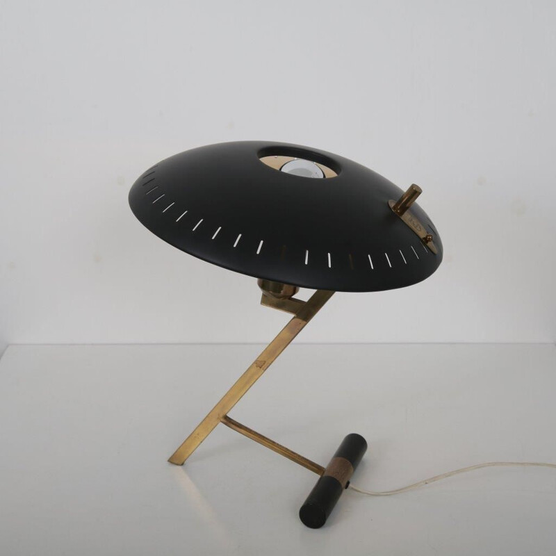 Lampe de bureau vintage Louis Kalff en forme de Z pour Philips, Pays-Bas 1950