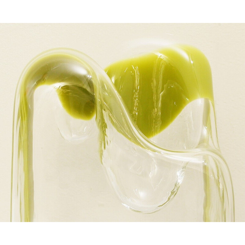 Murano Glass Sculptural Vase by Carlo Nason For Mazzega, Italy 1970s