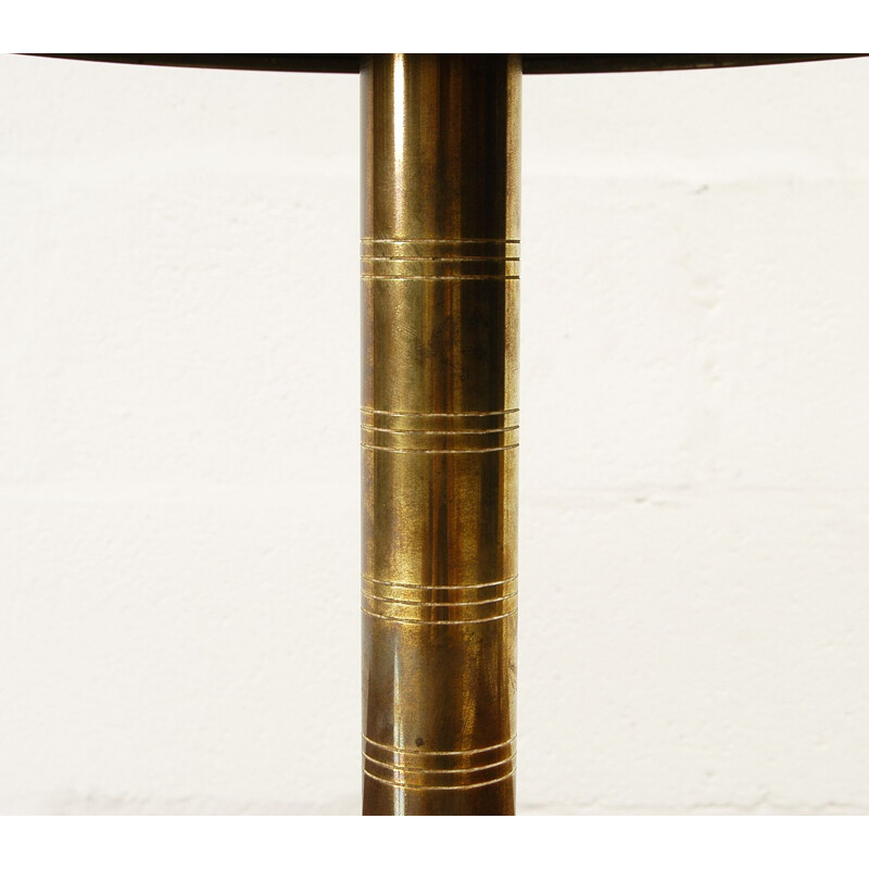 Rare scandinavian Postwar Swedish Modernist Table Lamp by Bohlmarks 1940s