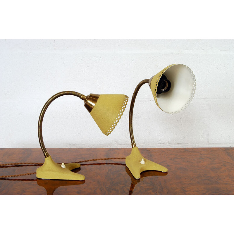 Pair of Swedish Table Lamps Lamps by EWA Varnarmo 1950s