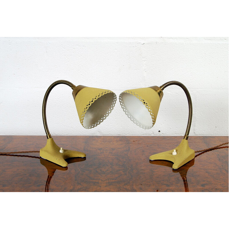 Pair of Swedish Table Lamps Lamps by EWA Varnarmo 1950s