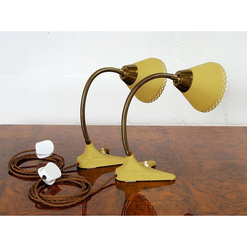 Pair of Swedish Table Lamps Lamps by EWA Varnarmo 1950s