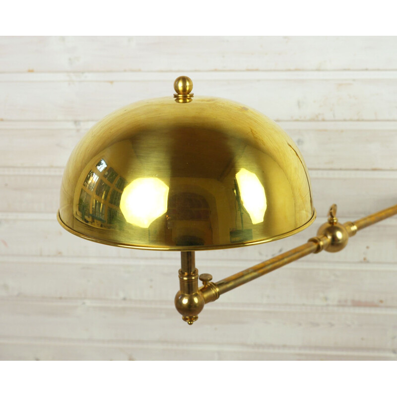 Adjustable Brass Sconce, Germany, 1960s