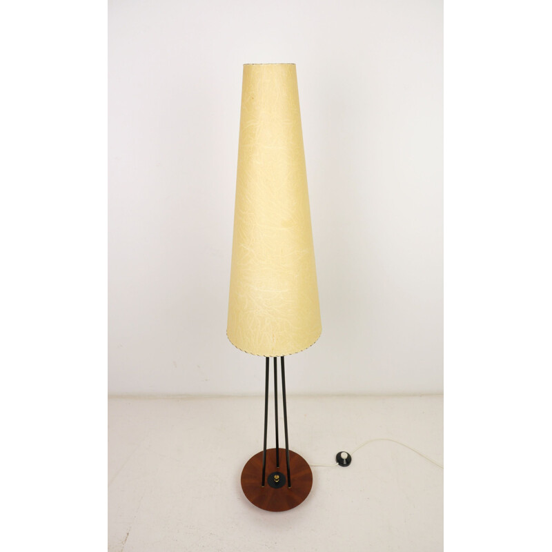 Tripod Floor Lamp with Slim Shade, Germany, 1950s