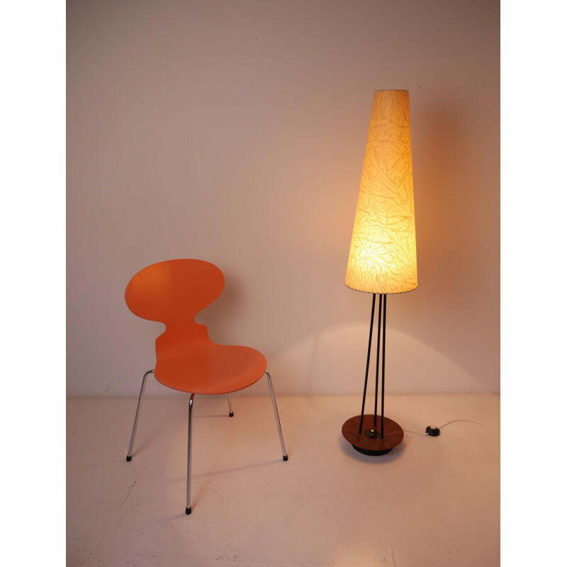 Tripod Floor Lamp with Slim Shade, Germany, 1950s