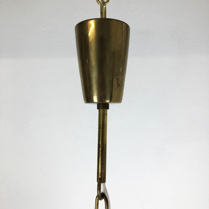Vintage Hollywood Regency pendant lamp by J. T. Kalmar Lights for Kalmar Franken Kg, Austria 1950