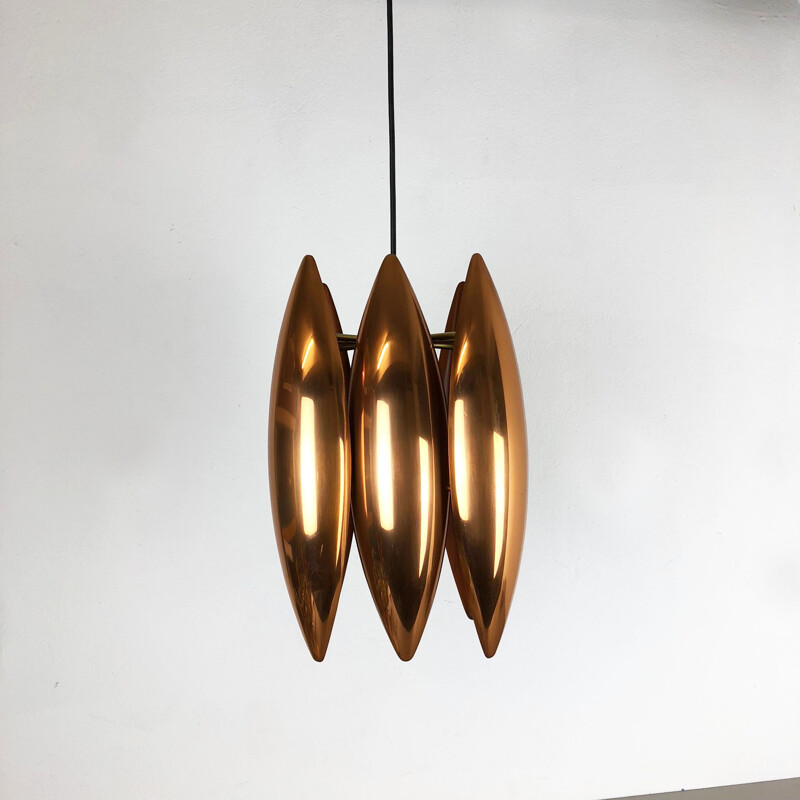 Vintage pendant lamp "Kastor" by Jo Hammerborg for Fog and Mørup, Denmark 1960