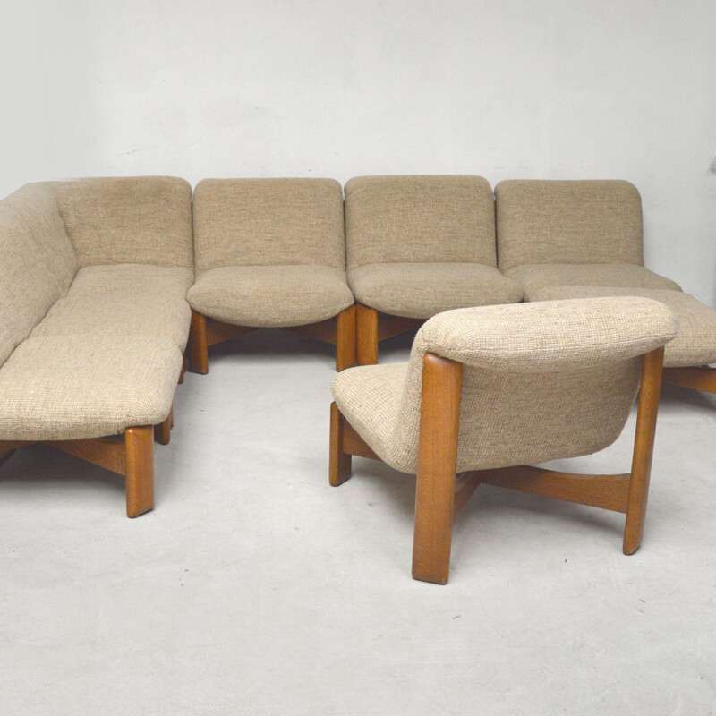 Canapé d’angle scandinave modulable années 60