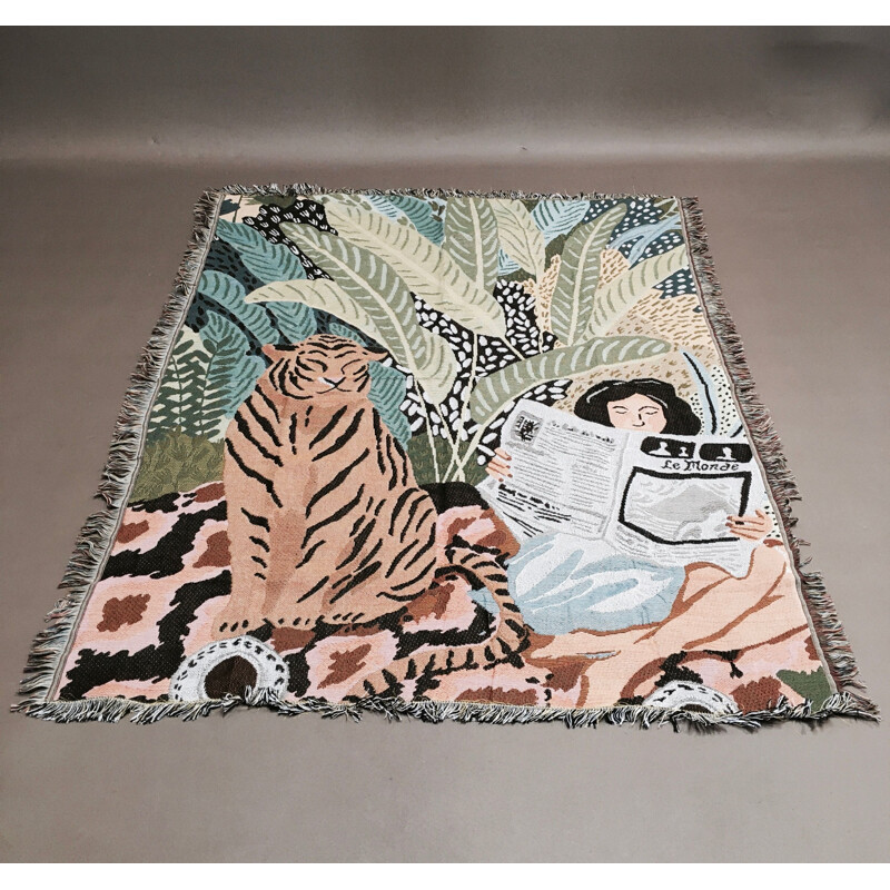 Jungle Carpet Scandinavian Design cotton