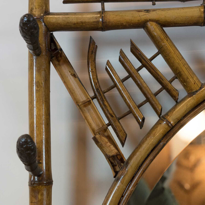 Japanese bamboo and cast iron wardrobe by Perret Vibert, circa 1900