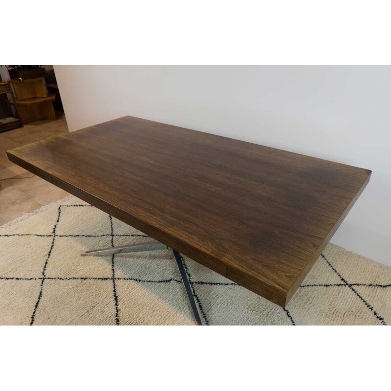 Rosewood desk Vintage by Florence Knoll for Knoll International, 1960s