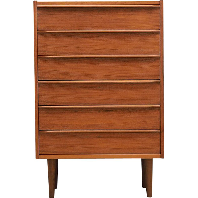 Teak vintage domino chest of drawers  60's and 70's 