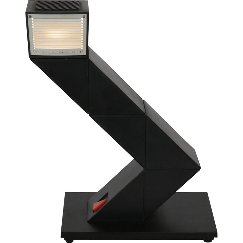 Plastic zig-zag lamp manufactured by E-Lite in the Netherlands1980s