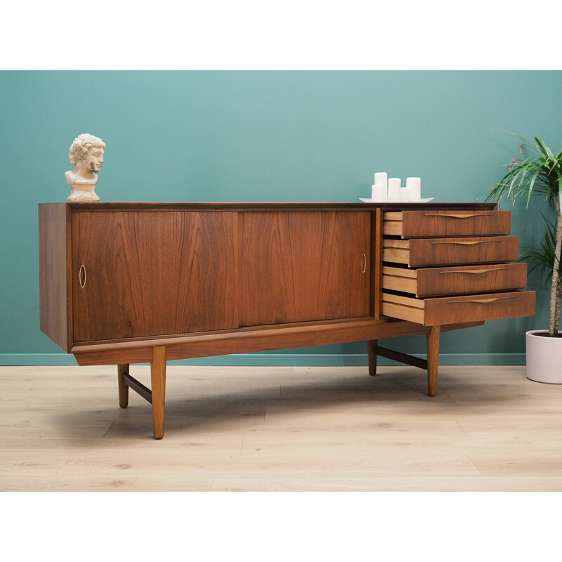 Teak sideboard  Vintage Scandinavian design 1960 70