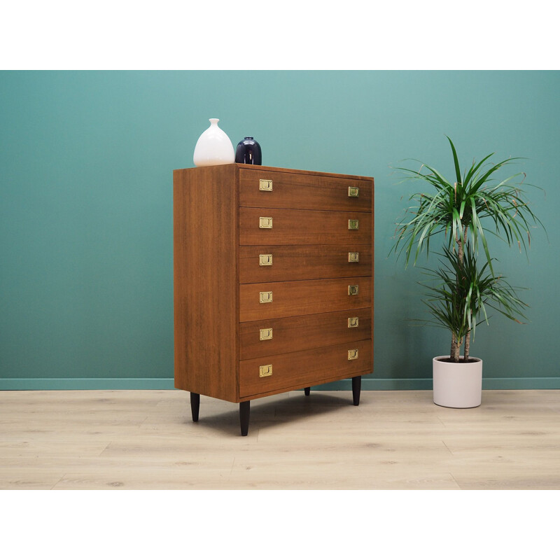 Vintage Scandinavian design teak chest of drawers 60 70