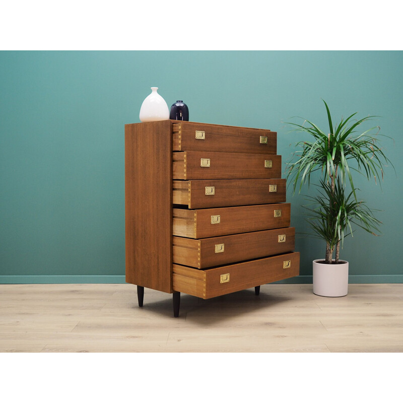 Vintage Scandinavian design teak chest of drawers 60 70