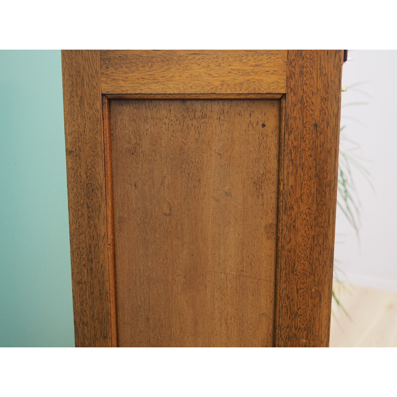 Vintage mahogany veneer chest of drawers 60 70
