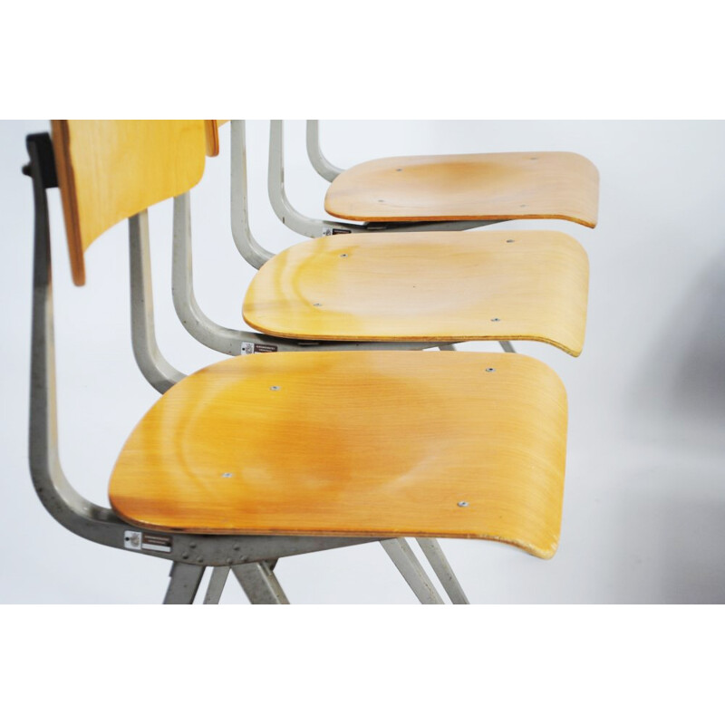 Set of 6 Arhend de Cirkel "Result" chairs, Friso KRAMER - 1950s