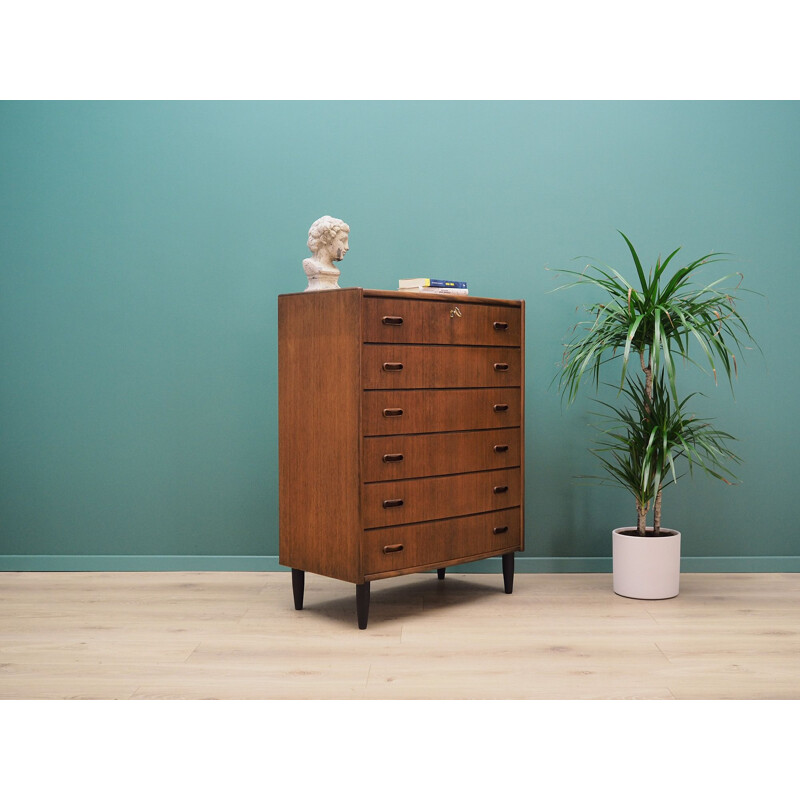 Vintage Scandinavian design teak chest of drawers 60 70 