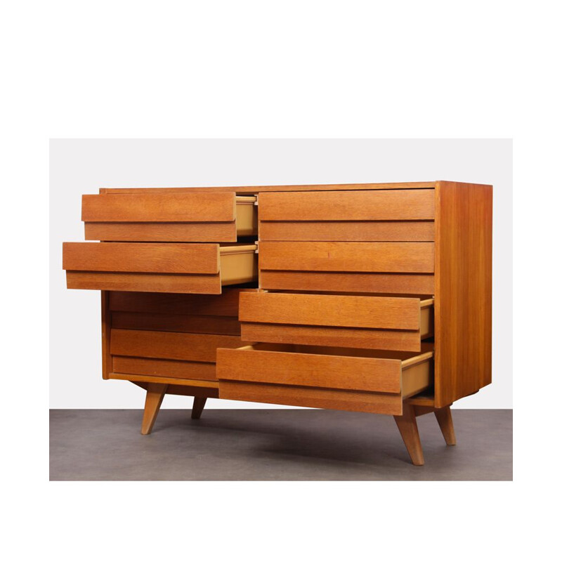 Chest of drawers, model U-453, by Jiri Jiroutek, 1960