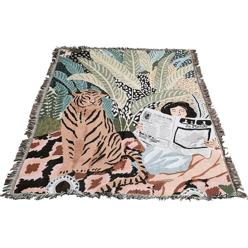 Jungle Carpet Scandinavian Design cotton