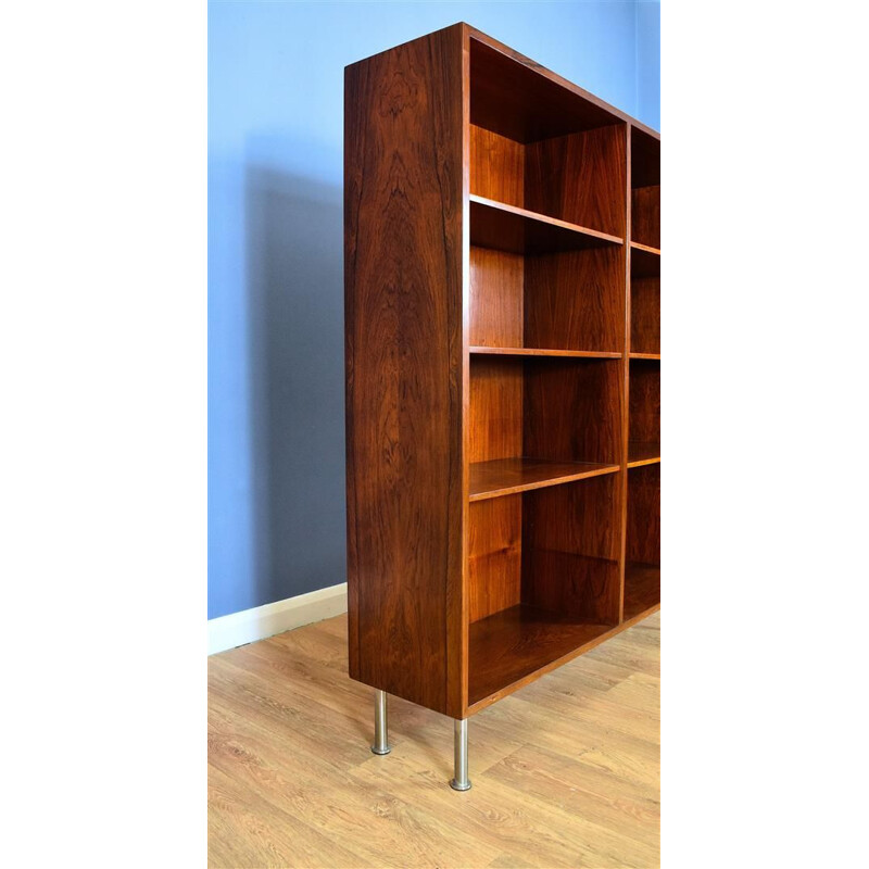 Danish Model 6 Rosewood Bookcase Shelving Storage by Omann Jun