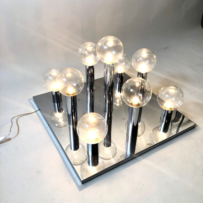 Motoko Ishii ceiling light for Staff 1970's