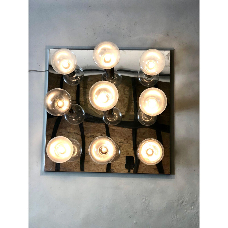 Motoko Ishii ceiling light for Staff 1970's