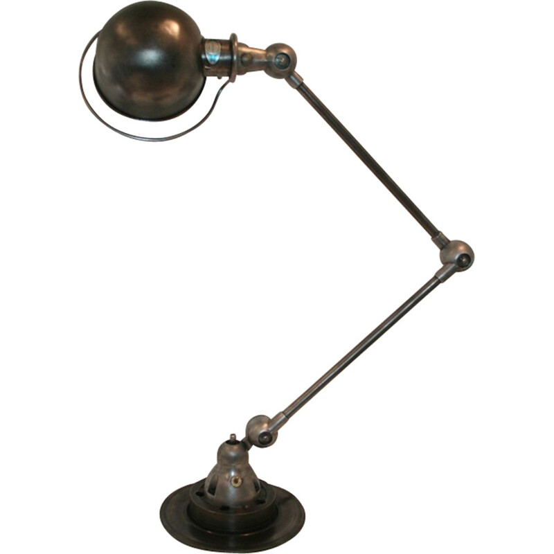 Jielde industrial stand lamp with 2 arms, Jean-Louis DOMECQ - 1950s
