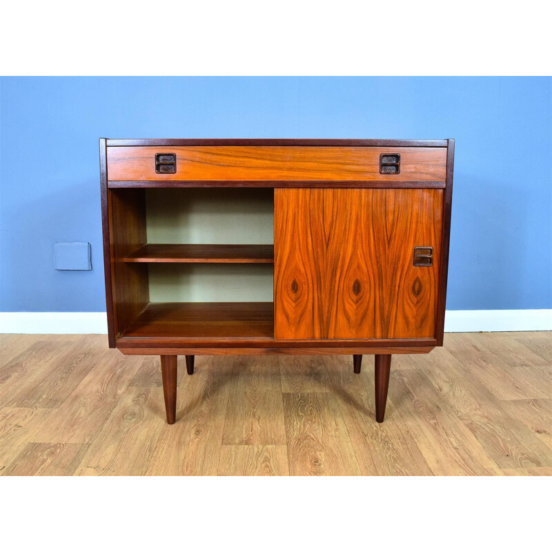 Danish Rosewood Two Door Sideboard Cabinet Mid Century 1960s