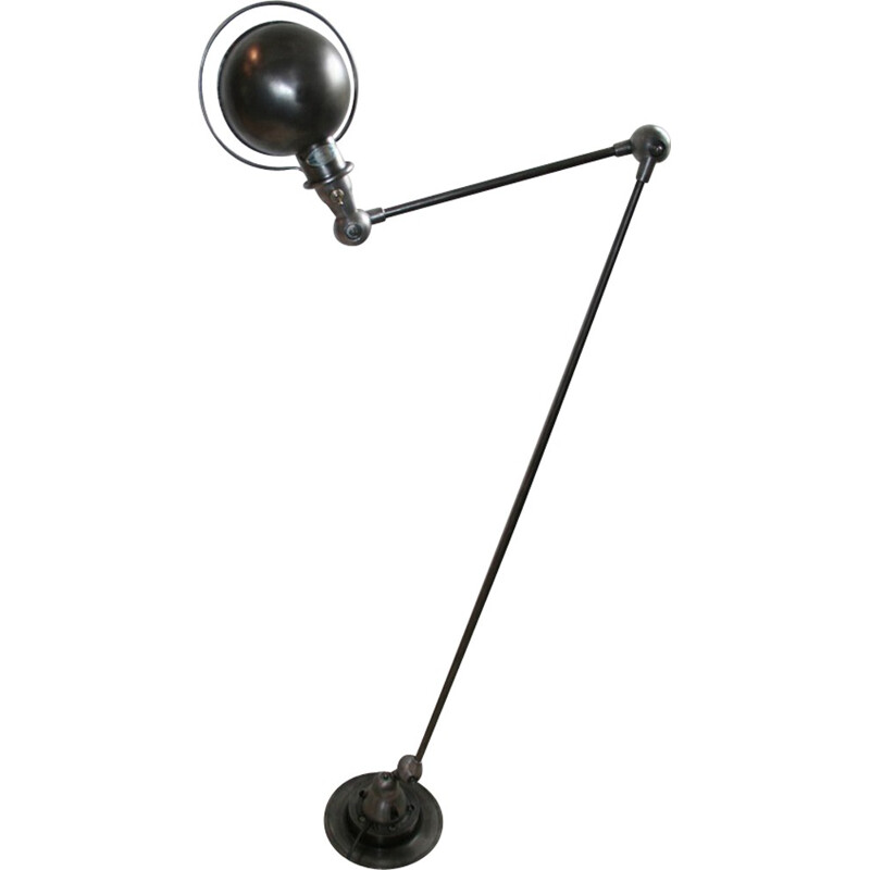 Jielde industrial floor lamp with 1 arm, Jean-Louis DOMECQ - 1950s