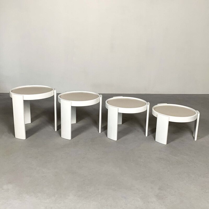 Nesting Tables by Gianfranco Frattini for Cassina, 1970s