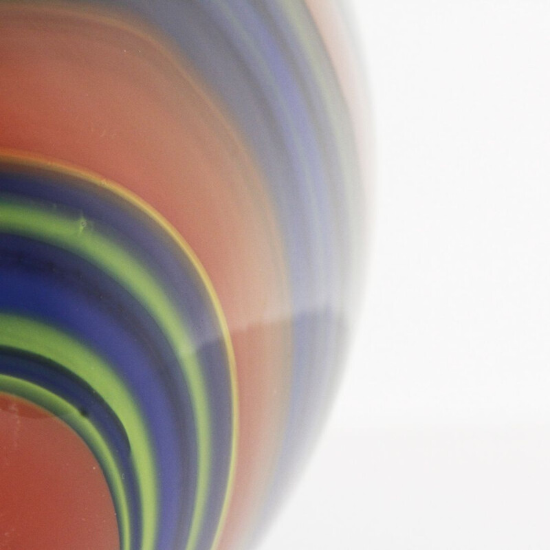 Vase en verre de Murano "Mercurio" vintage d'Ottavio Missoni pour Missoni, 1980