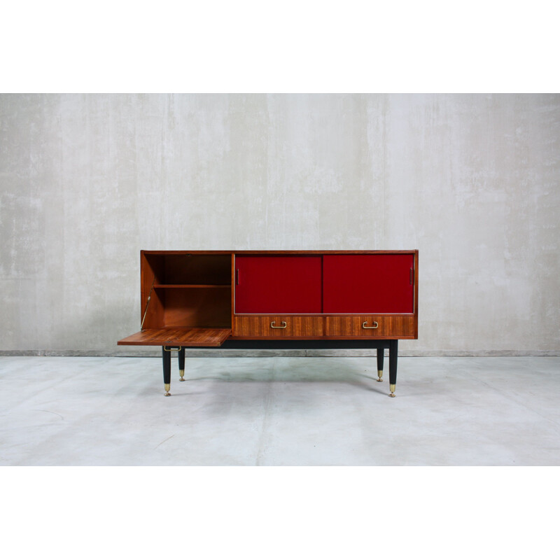 Small vintage Bordeaux Sideboard, 1960