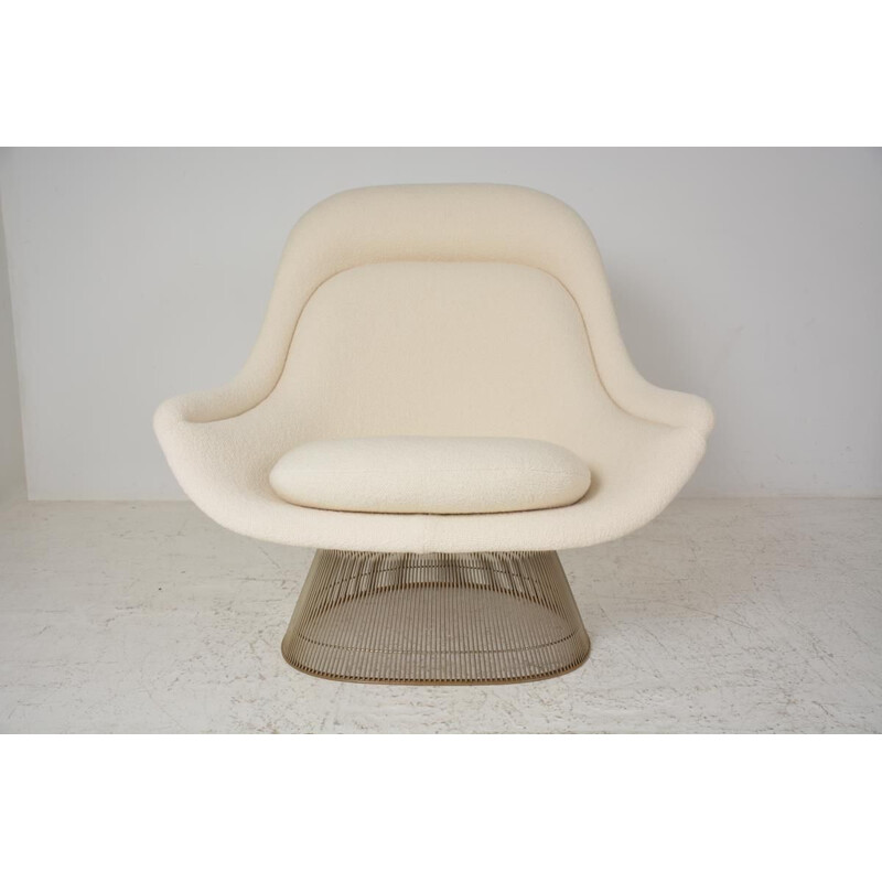 Vintage Easy Chair and its ottoman by Warren Platner Edition Knoll international, 1960
