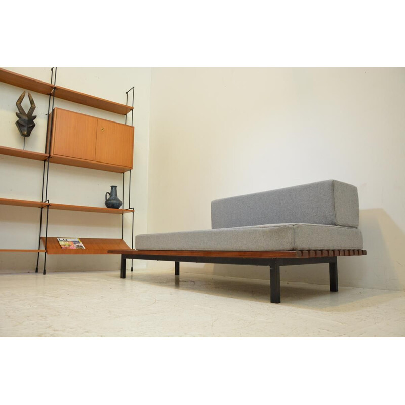 Vintage Cansado bench by  Charlotte Perriand circa 1950 