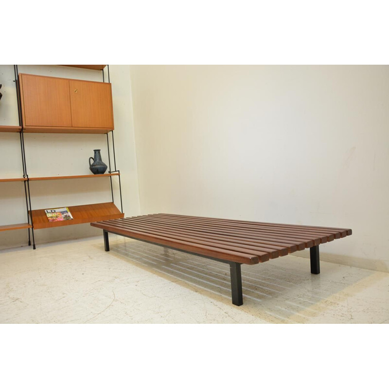 Vintage Cansado bench by  Charlotte Perriand circa 1950 