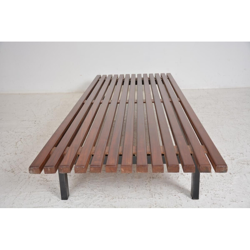 Vintage Cansado bench by  Charlotte Perriand circa 1950 