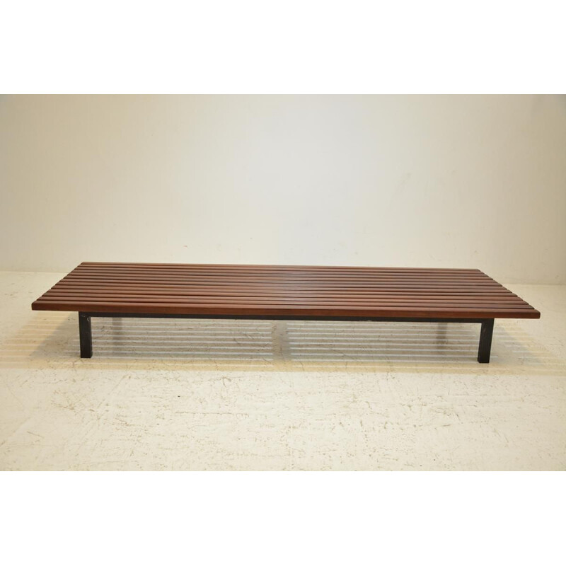 Vintage Cansado bench by  Charlotte Perriand circa 1950 