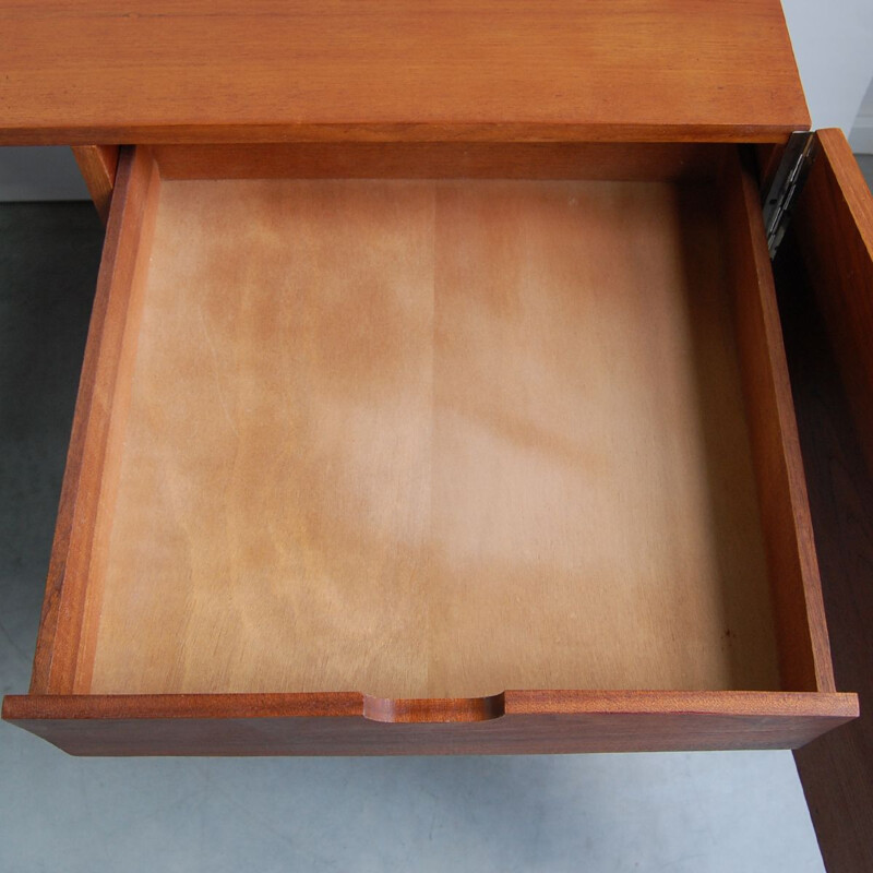 Vintage modernist desk by Pierre Guariche for Meurop