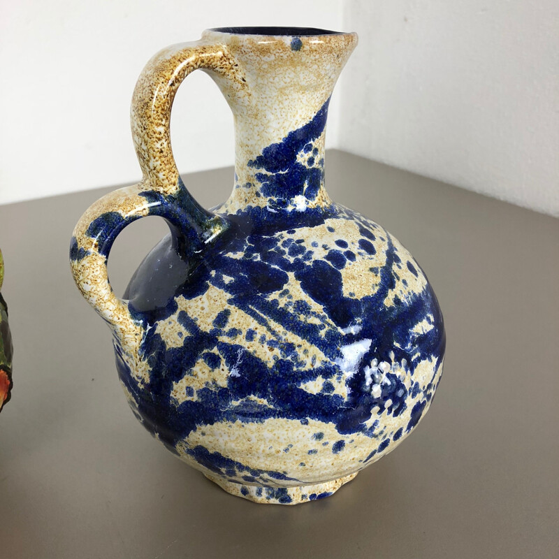 Set of 3 Original Ceramic Studio Pottery Vase by Marei Ceramics, Germany