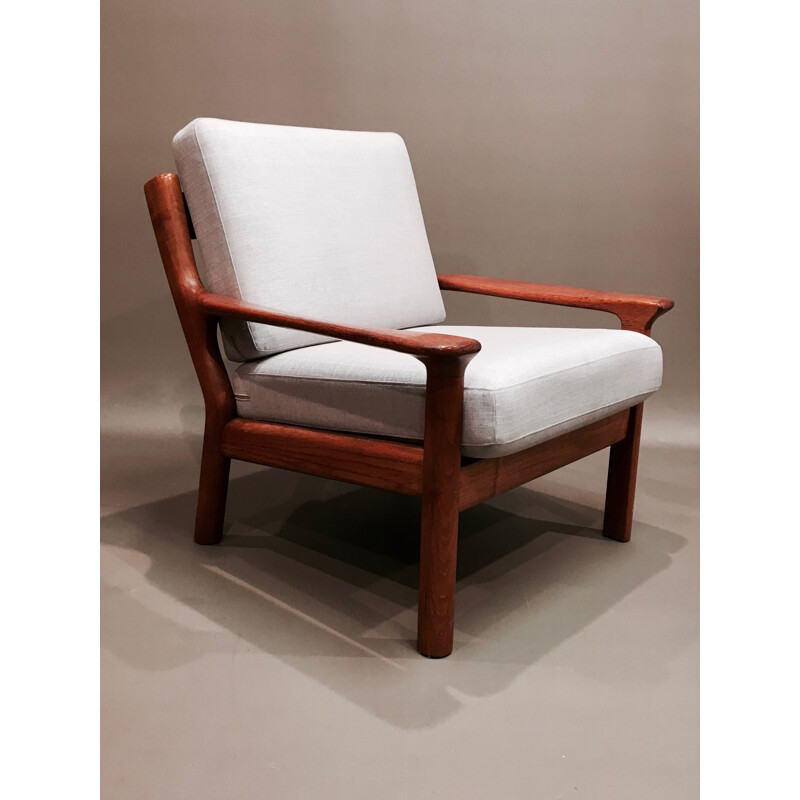 Vintage teak armchair, 1950s