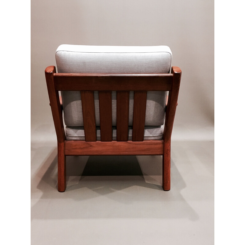 Vintage teak armchair, 1950s