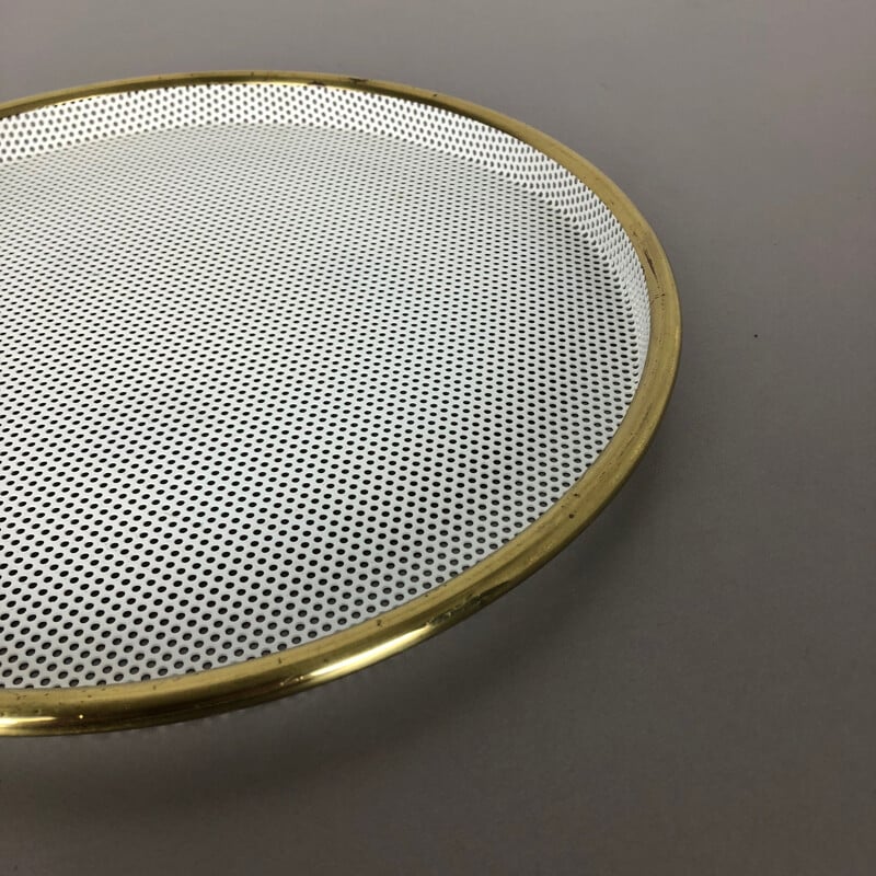 Vintage metal tray "Rigituelle", France 1960