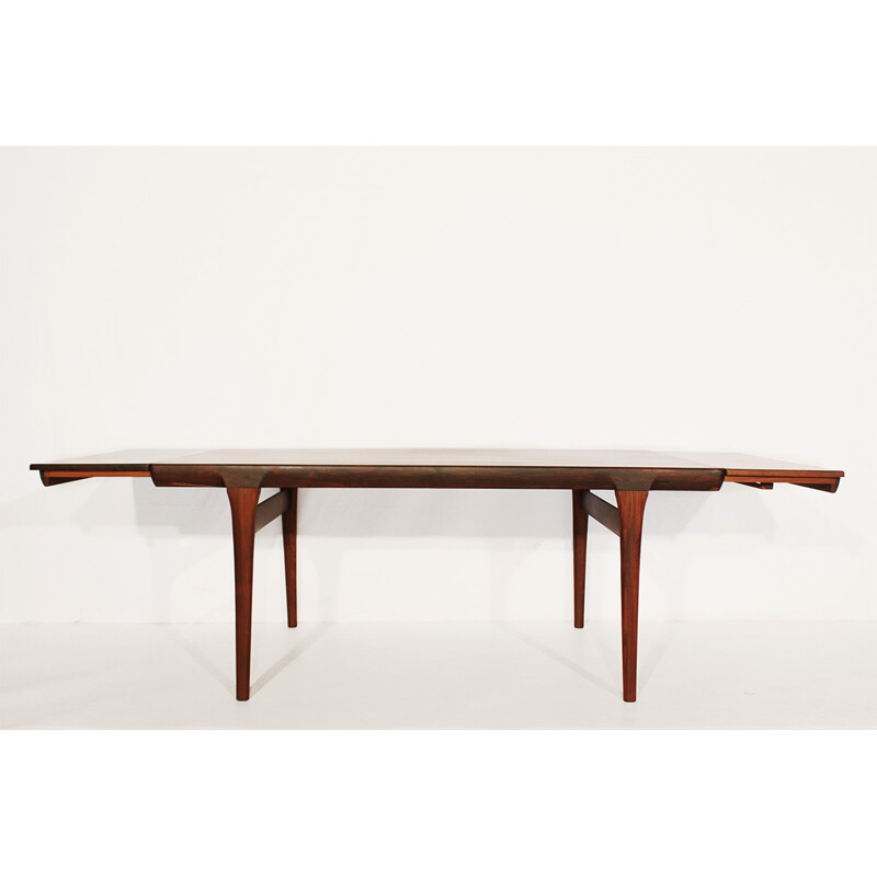 Faarup Mobelfabrik rosewood dining table, Ib-Kofod LARSEN - 1960s