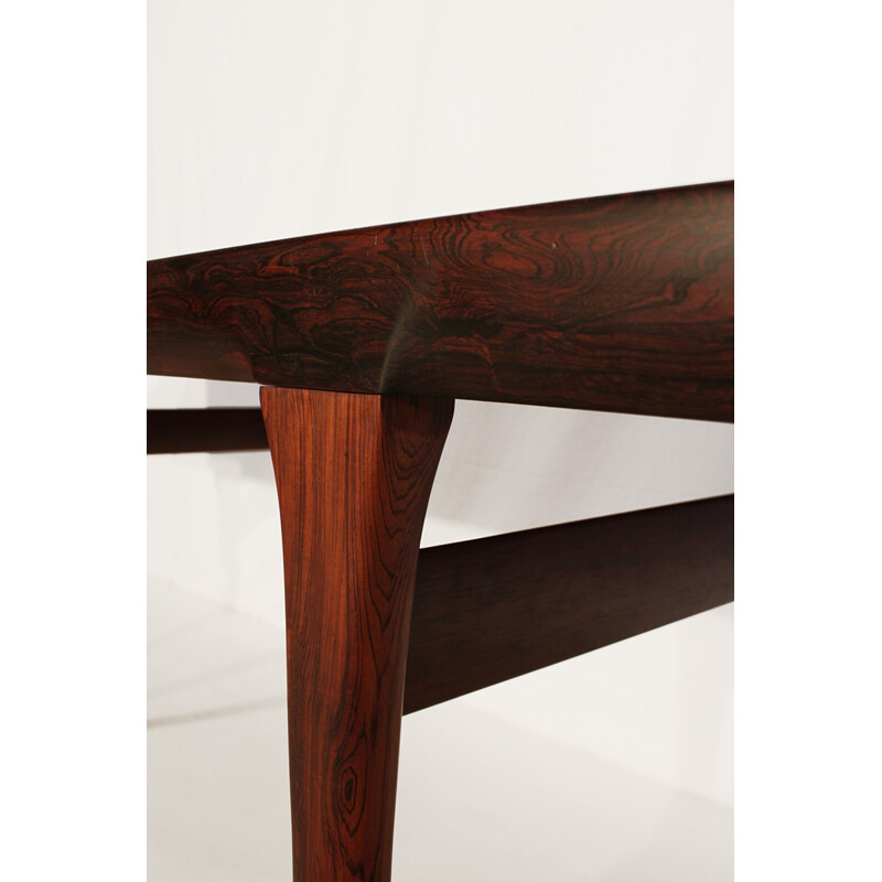 Faarup Mobelfabrik rosewood dining table, Ib-Kofod LARSEN - 1960s