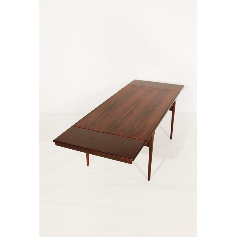 Faarup Mobelfabrik rosewood dining table, Ib-Kofod LARSEN - 1960s