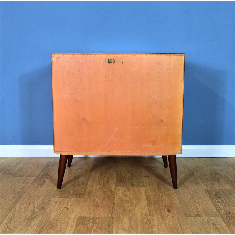 Vintage Rosewood Chest of 4 Drawers by Hundevad, 1960s